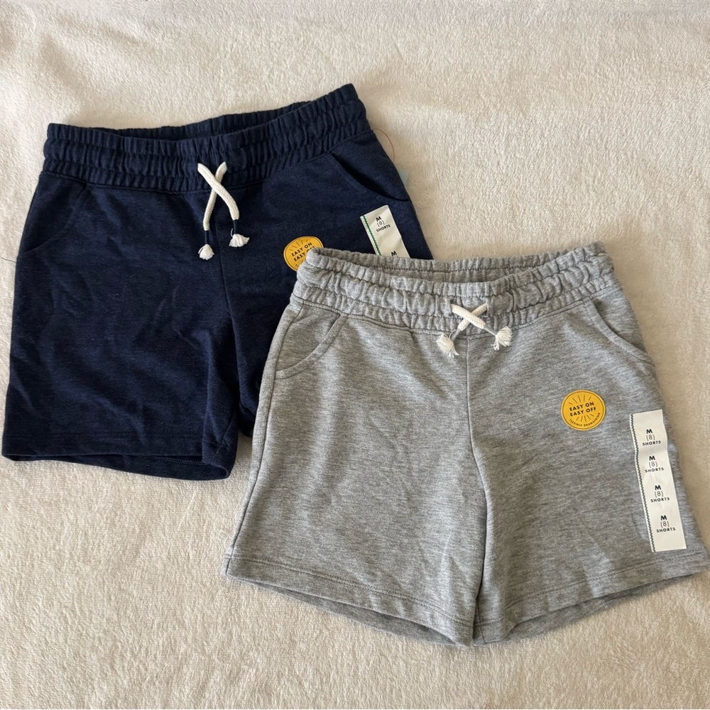 NWT Bundle of 2 Cat and Jack Girls Shorts size medium (8)